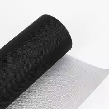 LuxusKollektion Fliegengitter-Gewebe Edelstahl, schwarz, 150x3000cm