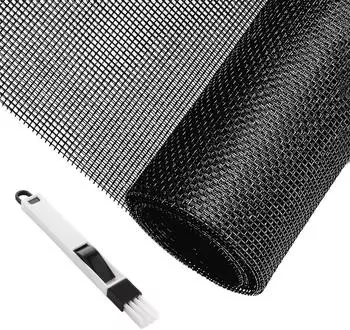 LuxusKollektion Fliegengitter-Gewebe Fiberglas 150x300cm schwarz