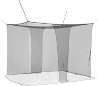 vidaXL Moskito-Netz f&uuml;r das Bett 3 stk. 156 Mesh Schwarz Polyester