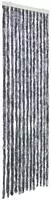 vidaXL Insektenschutz-Vorhang Silbern 56x200 cm Chenille