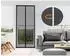 LuxusKollektion Magnetischer Fliegengitter-Vorhang 75x200cm, schwarz