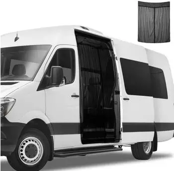 LuxusKollektion Insektenschutznetz Schiebet&uuml;r Mercedes Sprinter Hochdach, magnetisch, 185x130cm