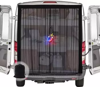 LuxusKollektion Moskitonetz Van mit Magnetverschluss 155x150cm