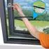 LuxusKollektion Fliegengitter Dachfenster magnetisch, zuschneidbar, schwarz, 130x150cm, 3er-Pack