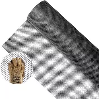 LuxusKollektion Fliegengitter Meterware Fiberglas schwarz 120x250cm