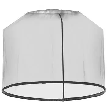 Outsunny Moskitonetz f&uuml;r Sonnenschirm schwarz &Oslash;3m (84B-063)