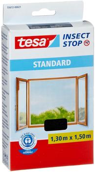 Tesa Fliegengitter Standard für Fenster anthrazit 130x150cm