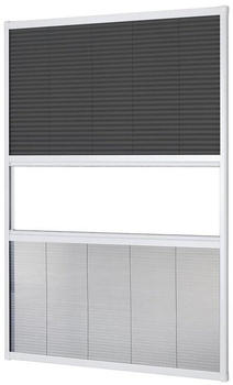 Empasa Master Duo Plissee 80x160 cm weiß Selbstbausatz (78935)