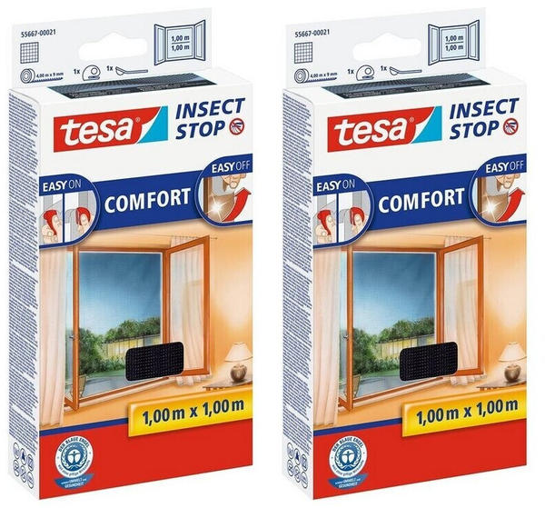 tesa Insect Stop COMFORT 100 x 100 cm 2 Stück (55667)