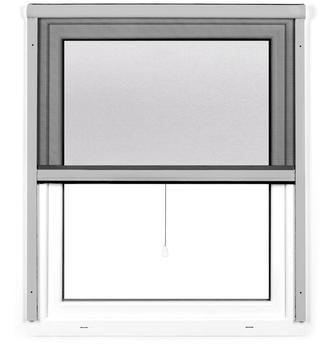 Jarolift 4-in-1 Rollo Zanzara 100 x 160 cm silber