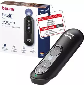 Beurer BiteX Max Insektenstichheiler Deep Black