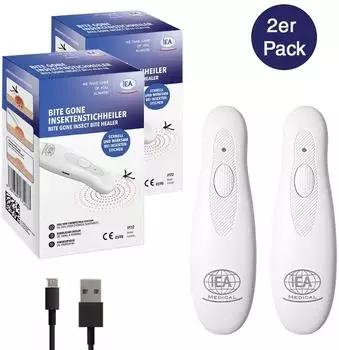 IEA Medical Insektenstichheiler Usb-C Doppelpack 2 St