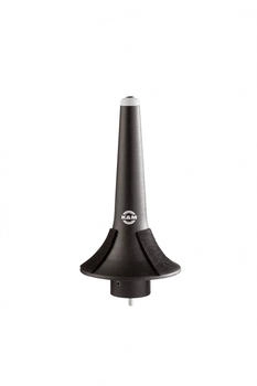 K & M Trompetenkegel Schwarz Kunststoff (15214-017-55)