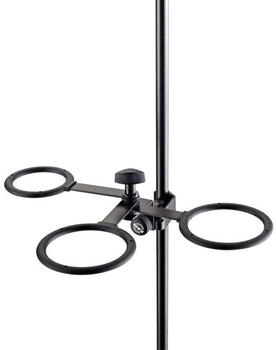 K & M Dämpferhalter für 3 Dämpfer schwarz - Trompete, Kornett, Flügelhorn (15910-000-55)