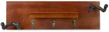 Keepdrum GS039M Gitarren-Wandhalterung für 2 Gitarren, Mahagoni (gs039m)