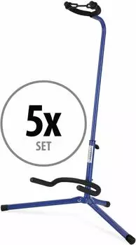 Classic Cantabile GS-30 BU Gitarrenständer blau, 5er-Set (00072491)