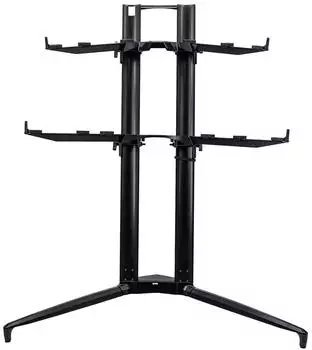 Quik Lok STAY Piano-Ständer 2-stufig, schwarz (STAY-PIANO-1200-02-BLK)