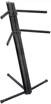 Classic Cantabile KS-100 Doppelter Keyboardst&auml;nder, h&ouml;henverstellbar, schwarz (00032131)
