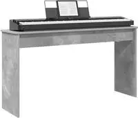 vidaXL Klavierst&auml;nder Beton Grau 120 x 32 x 64 cm Holzwerkstoff