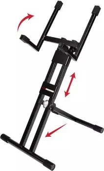 Gator GFWGTRAMP200 Gitarrenverstärker-Ständer, hohes Profil (GFWGTRAMP200)