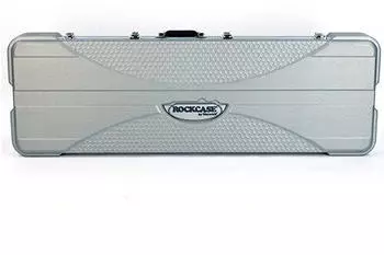 RockGear by Warwick RockCase Premium Line Electric Bass ABS Case Rectangular Silver