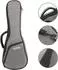 Rocktile Gigbag für Sopran-Ukulele, gepolstert, grau/schwarz (00088536)