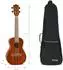 Rocktile Gigbag für Konzert-Ukulele, gepolstert, schwarz (00031349)