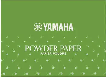 Yamaha Puderpapier f&uuml;r Holzblasinstrument-Polster, 50 Blatt