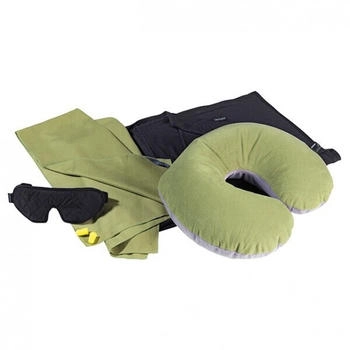 Cocoon Travelset Ultralight - Kissen, 11 x 10 x 8 cm, oliv