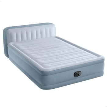 Intex Dura-Beam Deluxe Luftbett mit Kopfteil Queen Size 152 x 236 x 86 cm (64450ND)