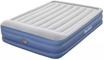 Bestway Tritech Doppelluftbett mit integrierter Elektropumpe (203 x 152 x 46 cm)