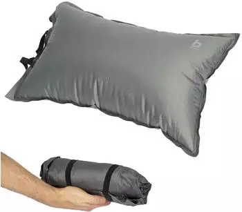 Bo-Camp Deluxe Kissen selbstaufblasend 46x29cm grau