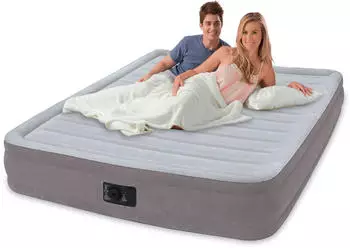 Intex Pools Intex Comfort Plush Queen (203x152x33, grey)