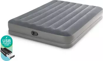 Intex Luftbett Dura-Beam Prestige Mid-Rise Queen, grau