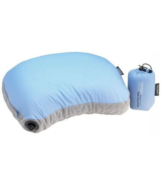 Cocoon Air Core Hood Camp Pillow UL light blue/grey