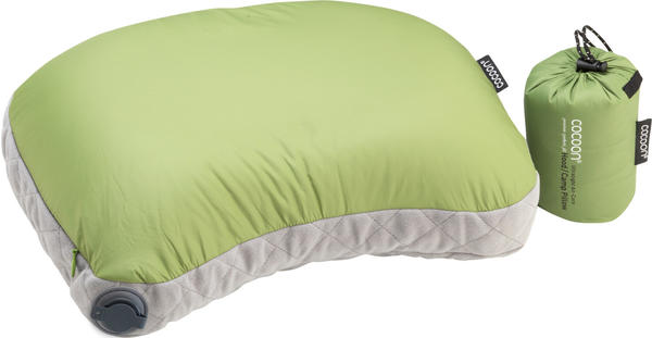 Cocoon Air Core Hood Camp Pillow UL wasabi/grey