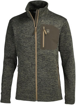 Deerhunter Sarek Strickjacke olive night melange