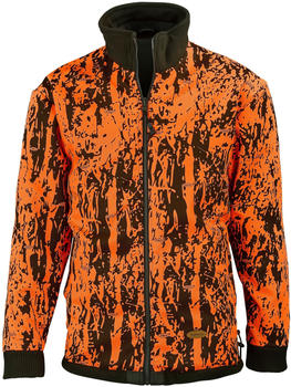 Hubertus Warn-Wendejacke Fleece Dr&uuml;ckjagd oliv