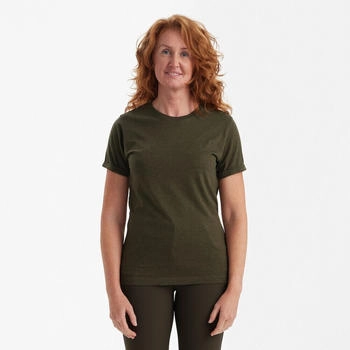 Deerhunter Basic 2-Pack T-Shirt Adventure Green melange