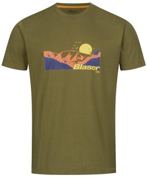 Blaser Active Outfits Allgäu Mountain T-Shirt dunkeloliv