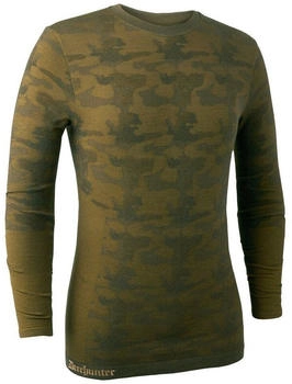 Deerhunter Unterhemd Camou Wolle kragenlos