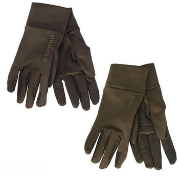Härkila Power Stretch Handschuhe braun schwarz