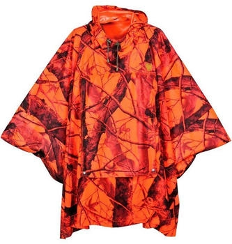 Hubertus Signal-Poncho Signalcamo orange