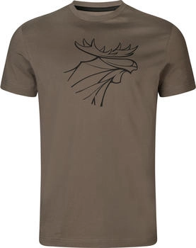 Härkila Graphic T-Shirt 2-Pack braun grau