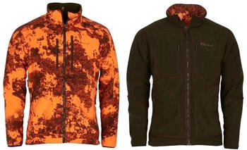 Pinewood Furudal Reversible Camou Fleece Jacke (5618) h.brown/strata