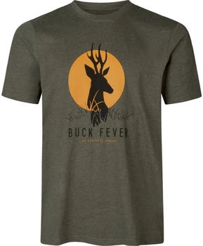 Seeland T-Shirt Buck Fever pine green melange