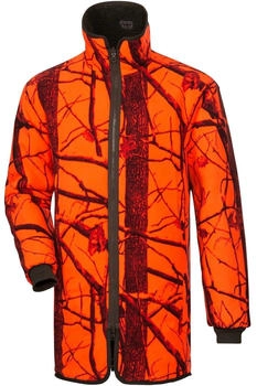 Wald & Forst Faserpelz-Wendejacke Signalcamo oliv