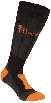 Pinewood Technical Long Woll d green Socken
