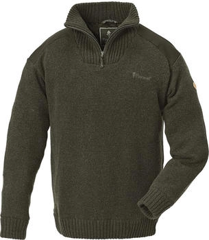 Pinewood Hurricane Strickpullover 9648 142 dunkelgrün melange XXXL