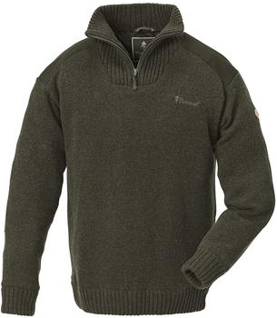 Pinewood Hurricane Strickpullover 9648 142 dunkelgr&uuml;n melange L